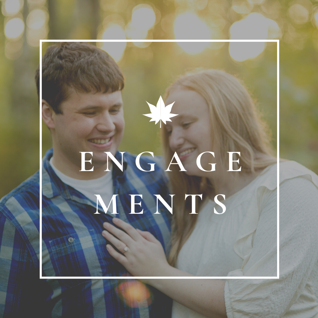 Three Cute Ways to Pose in your couples photos. Perfect for Engagement, these three easy, go-to poses are: 1. walk away from camera hand in hand, 2. kissing in bokeh (out of focus) and the ring in hands focused, 3. laughing together with her ring hand on his chest.